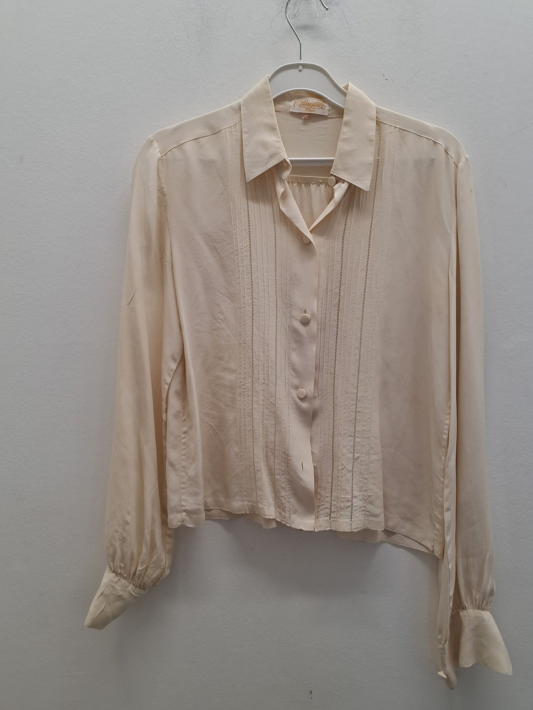 Pure Silk Skjortebluse